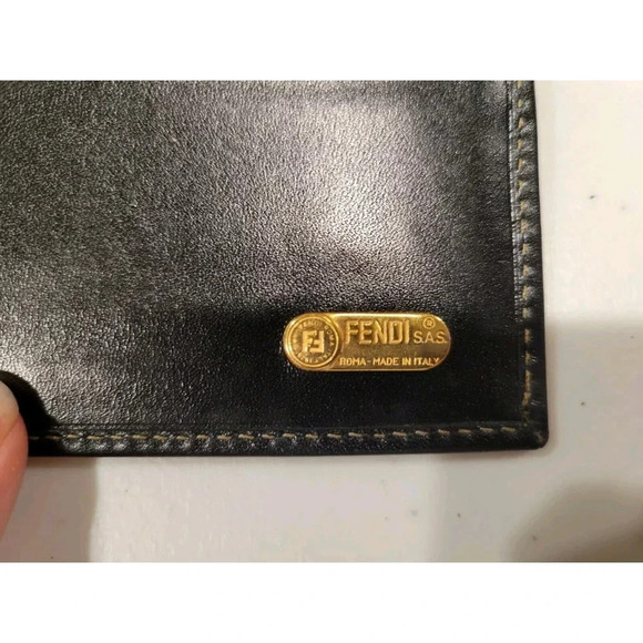 Fendi Bifold Wallet Pequin Pattern - Picture 3 of 8